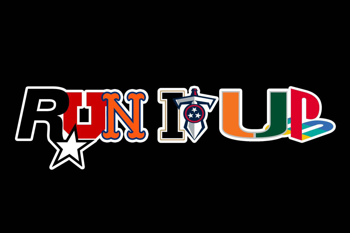 Multi Logo Run It Up Clothing