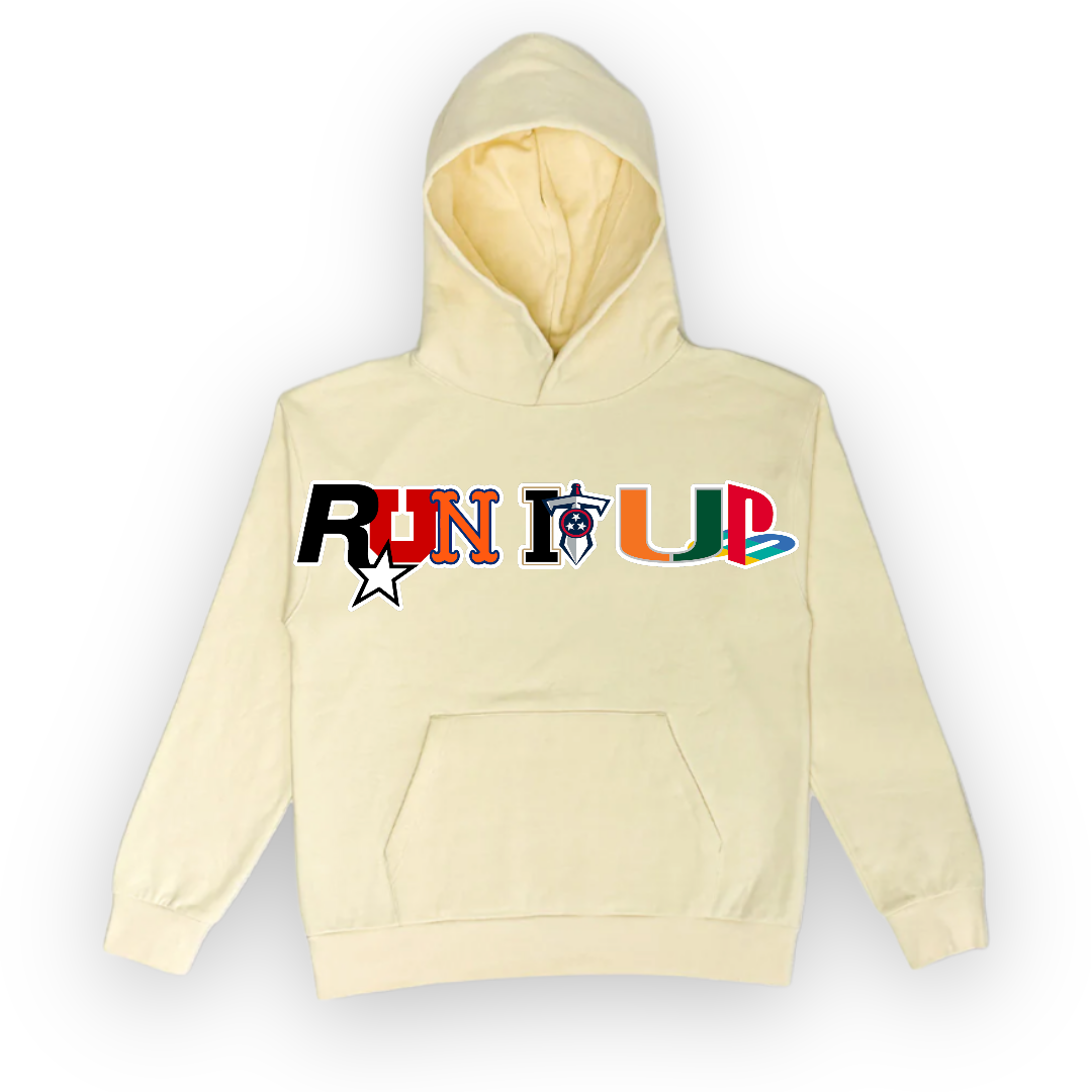 multi logo hoodie