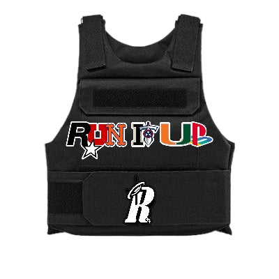 Black Run It Up Bullet Proof Vest