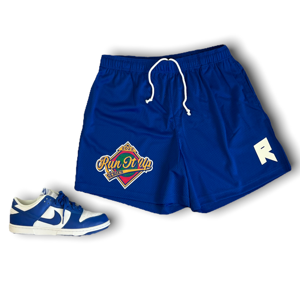 Blue Run It Up World Series Shorts