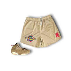 Tan Run It Up Series Shorts