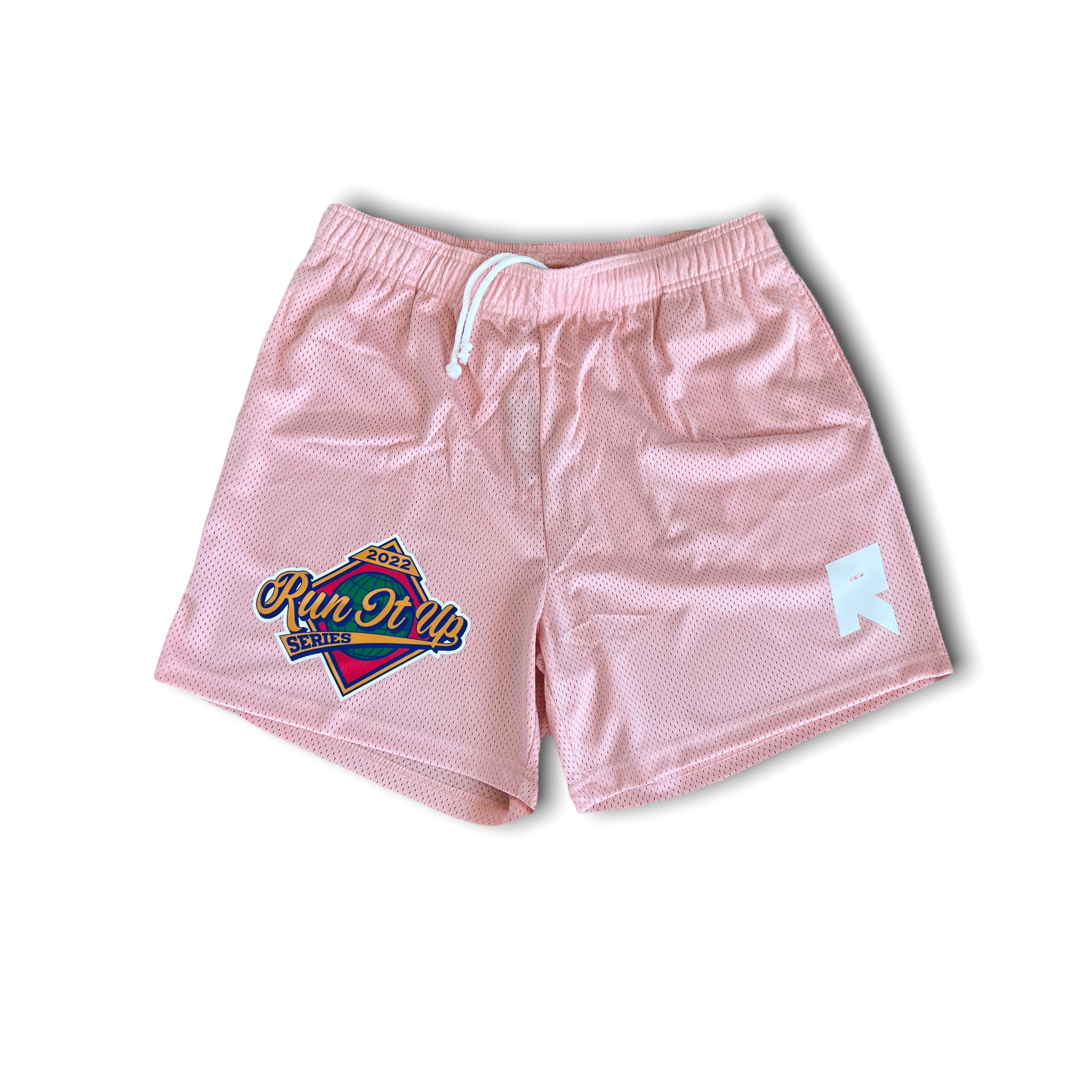 Light Pink Run It Up Series Shorts