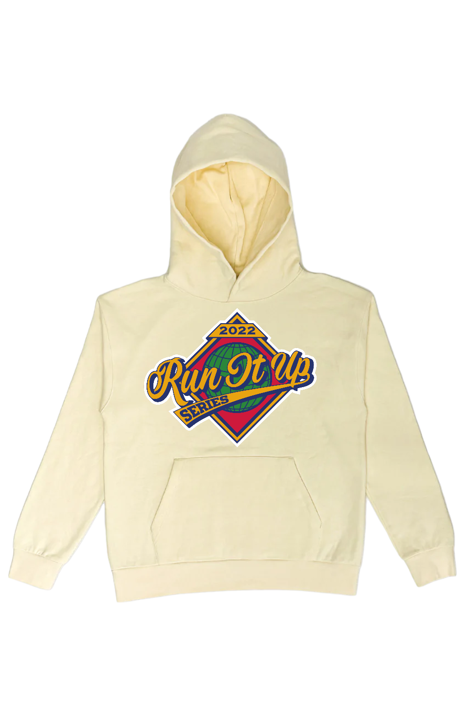 Run It Up Series Cream Hoodie