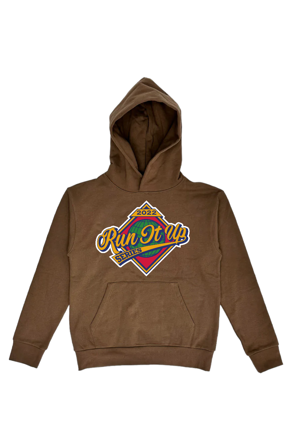 Run It Up Series Brown Hoodie